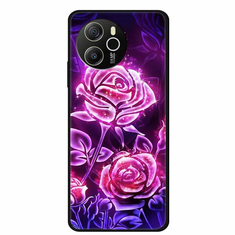 Animal Painted Soft TPU Silicone Back Cover - Fashionable Phone Case