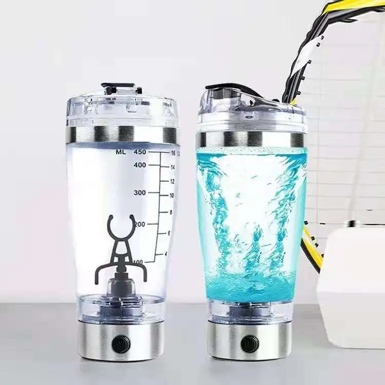 600ml Usb Protein Shaker Bottle Vortex Mixer Blender Portable Stirring  Blender Cup