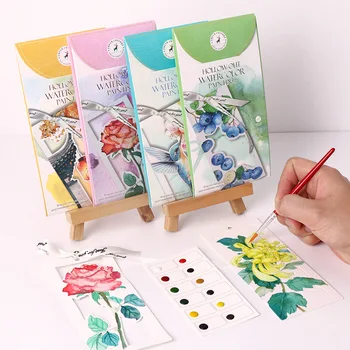 DIY Watercolor Bookmark Set 1