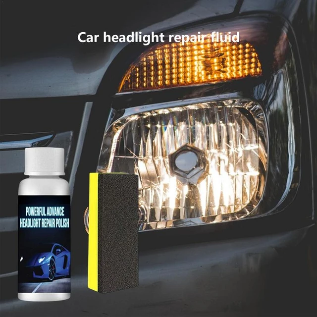 Reparación de faros de coche, líquido, renovación de faros, pulido para quitar  arañazos, productos de reparación de faros - AliExpress