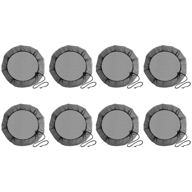 

8PCS Insect Net Cover Protective Cover Anti-Fall Leaf Filter Mesh Cover Mesh Cover