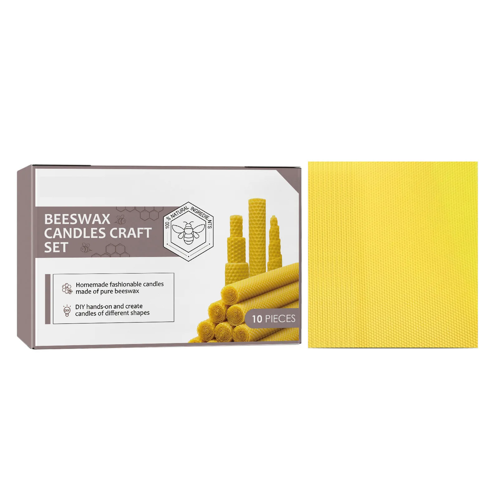Beeswax Candle Making Kit 6
