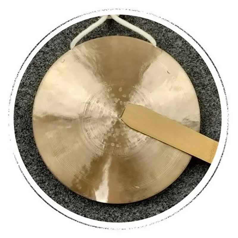 Copper Gong Musical Instruments Percussion Professional High Pitch Meditation Percussion Musical Instruments Shock Cymbals
