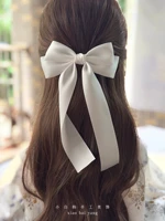 Barrette à cheveux en tissu style coréen pour femmes et filles, nœud en ruban, pince à ressort, accessoires capillaires féminins 1