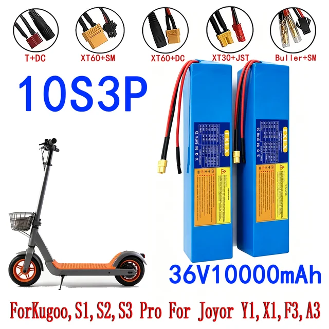 Pack de batterie pour trottinette électrique 10S3P 36V 10000mAh pour Xiaomi Mijia M365, avec carte BMS pour Xiaomi M365 1