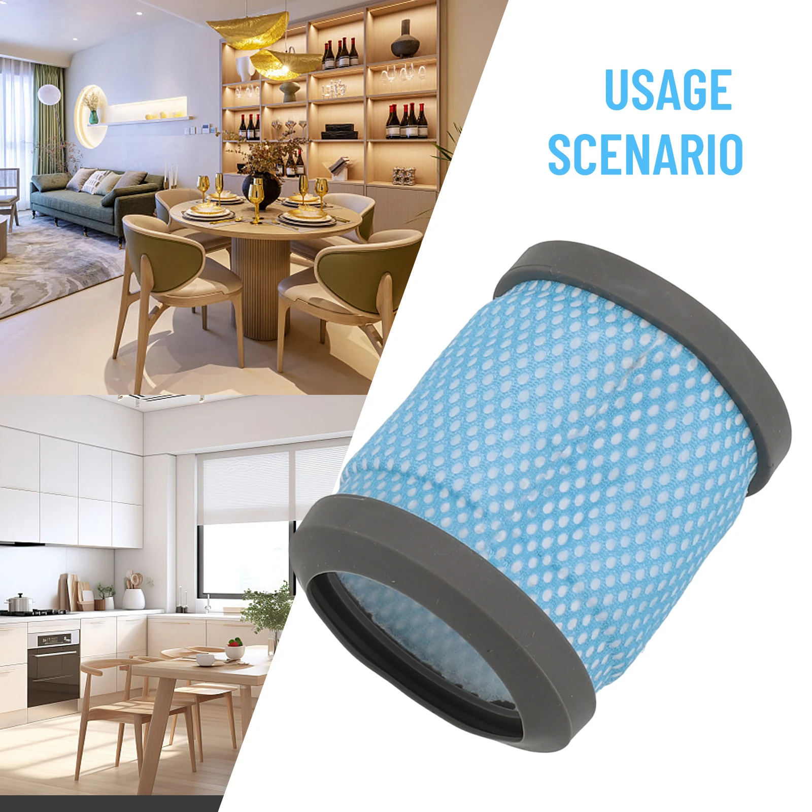

Premium Exhaust Filter For Hoover Cordless Vac, Fits FD22BR FD22G FD22L Models, Reduce Dust And Allergens Exposure
