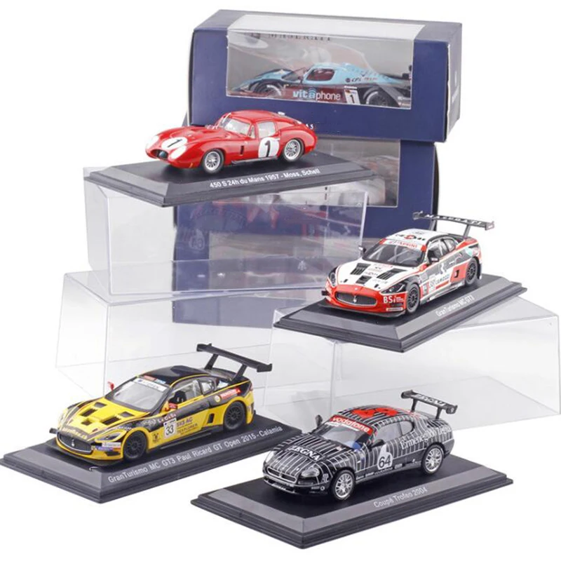 1:43 Scale Metal Alloy Classic Maseratis Racing Rally Car Model Diecast Vehicles Toys For Collection Display For Kids Gifts 1 43 scale model alloy classic tuk tuk taxi bangkok thai tricycle taxi car toy diecast vehicles express delivery collection toy