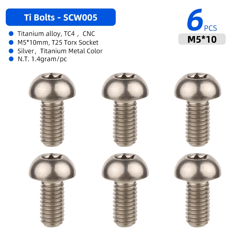 12 Viti Freno A Disco Bicicletta M5x10mm - Acciaio T25, Oro, Per MTB E Bici Da Strada, Compatibili Con Shimano/SRAM - Foto 9