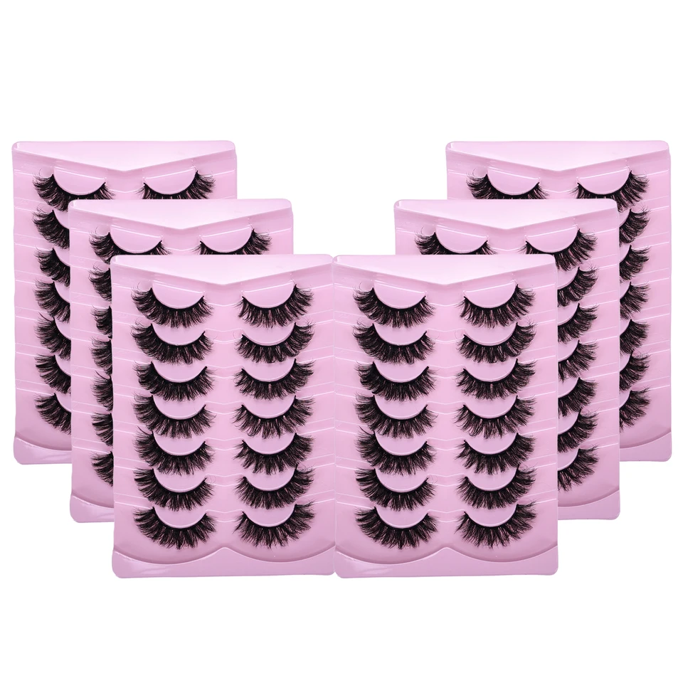 Fluffy Cat Eye False Eyelashes 42 Pairs