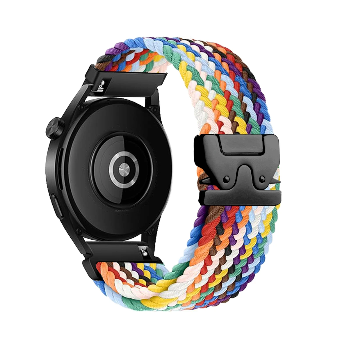 Braided Parachute Style Buckle Watch Band in Multiple Sizes