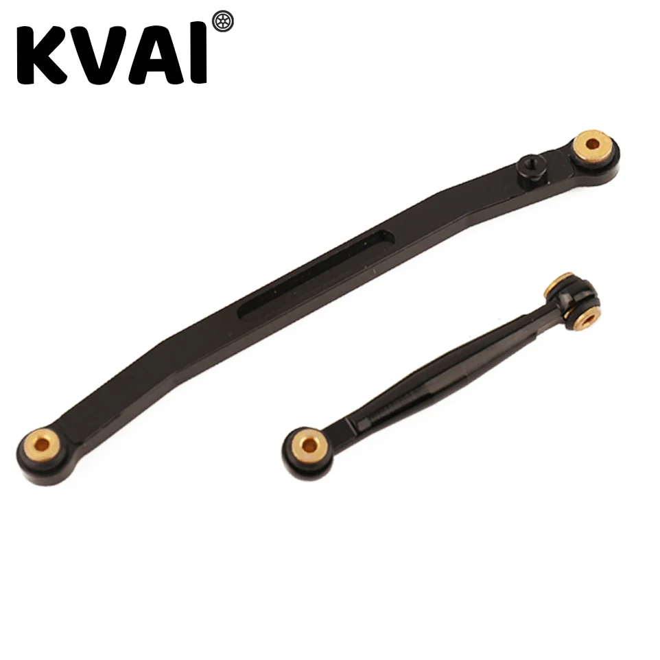 

For Axial SCX24 90081 1/24 RC Crawler Car Metal Alloy Steering Rod Tie Links Linkage Pull Rod Spare Upgrade Parts Accessories