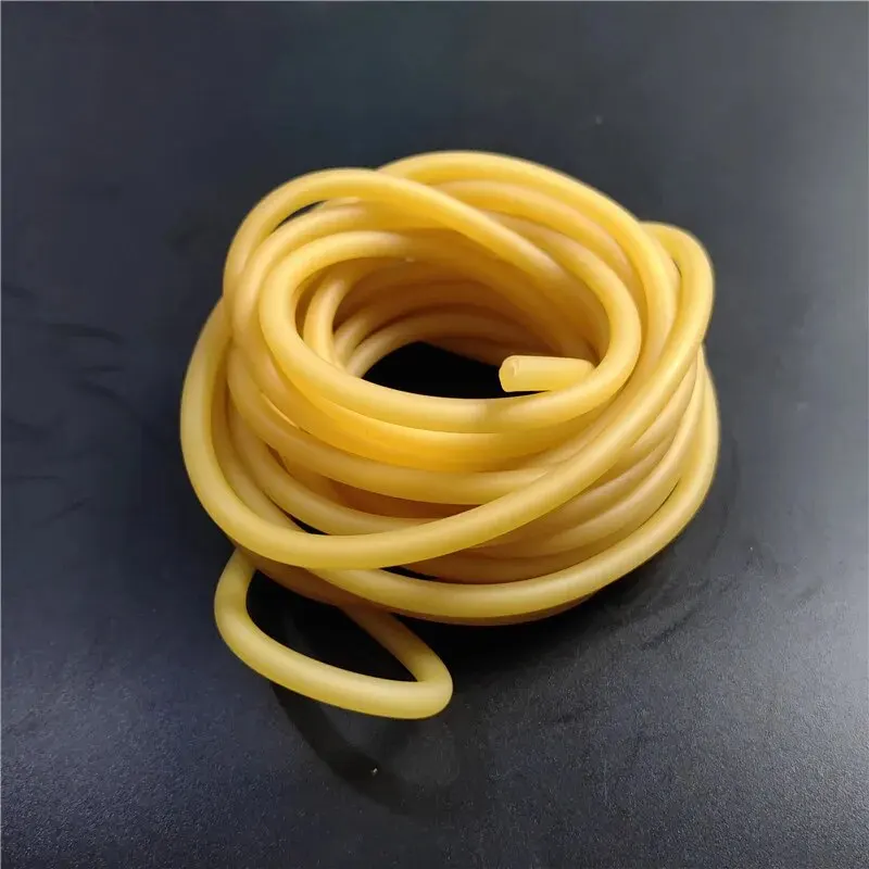 Latex Slingshot Tube Plain Colour Rubber Hunting And Shooting High Elastic 2mm X 5mm/0.08 X 0.2in