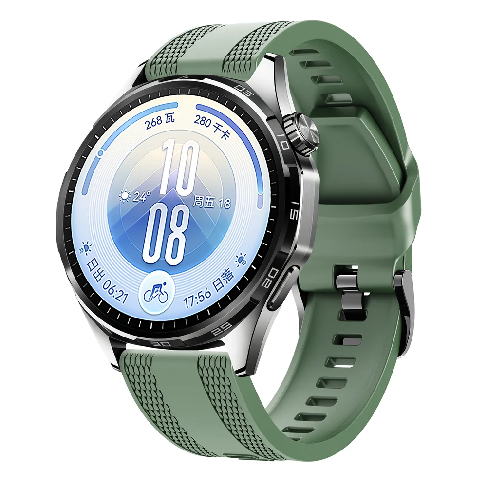 Premium 22mm Silicone Watch Strap - Versatile Fit for Various Garmin Models