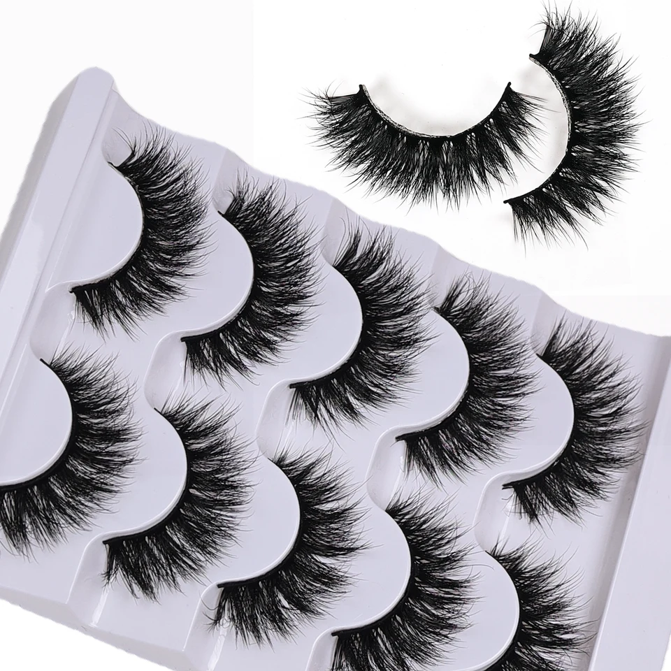 45 Pairs Fluffy Wispy False Eyelashes Set