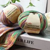 50g/roll Merino Wool Yarn Baby Wool Rainbow Wool Segment Dyed Yarn For Hand Knitted Crochet Scarf Clothes Yarn Clothes Hats 3