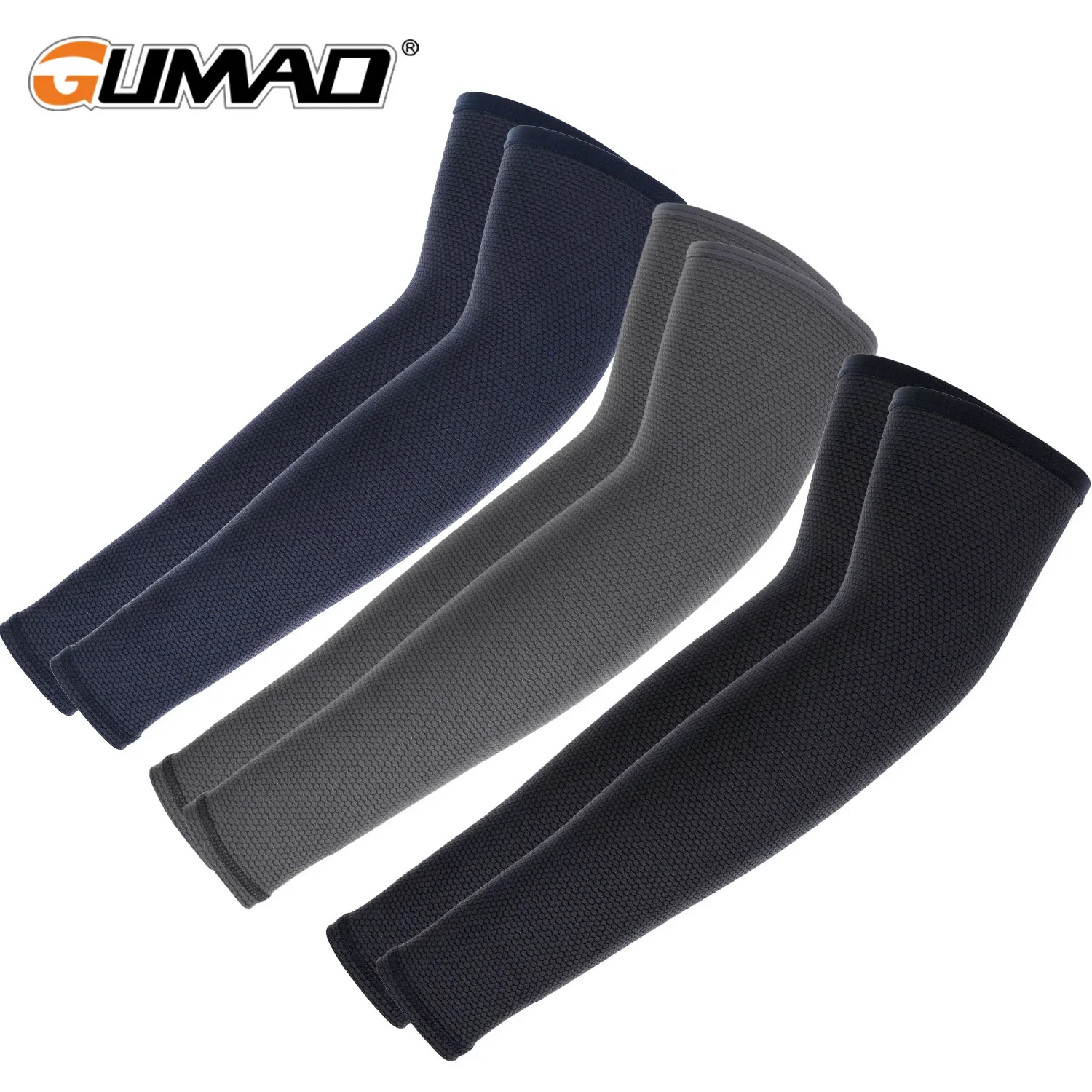Arm Sleeves 1 Pair Cooling Arm Sleeve Cycling Sleeve Breathable Elastic Arm Cover Sun Protection Outdoor Sports Riding Bicycle Accessories