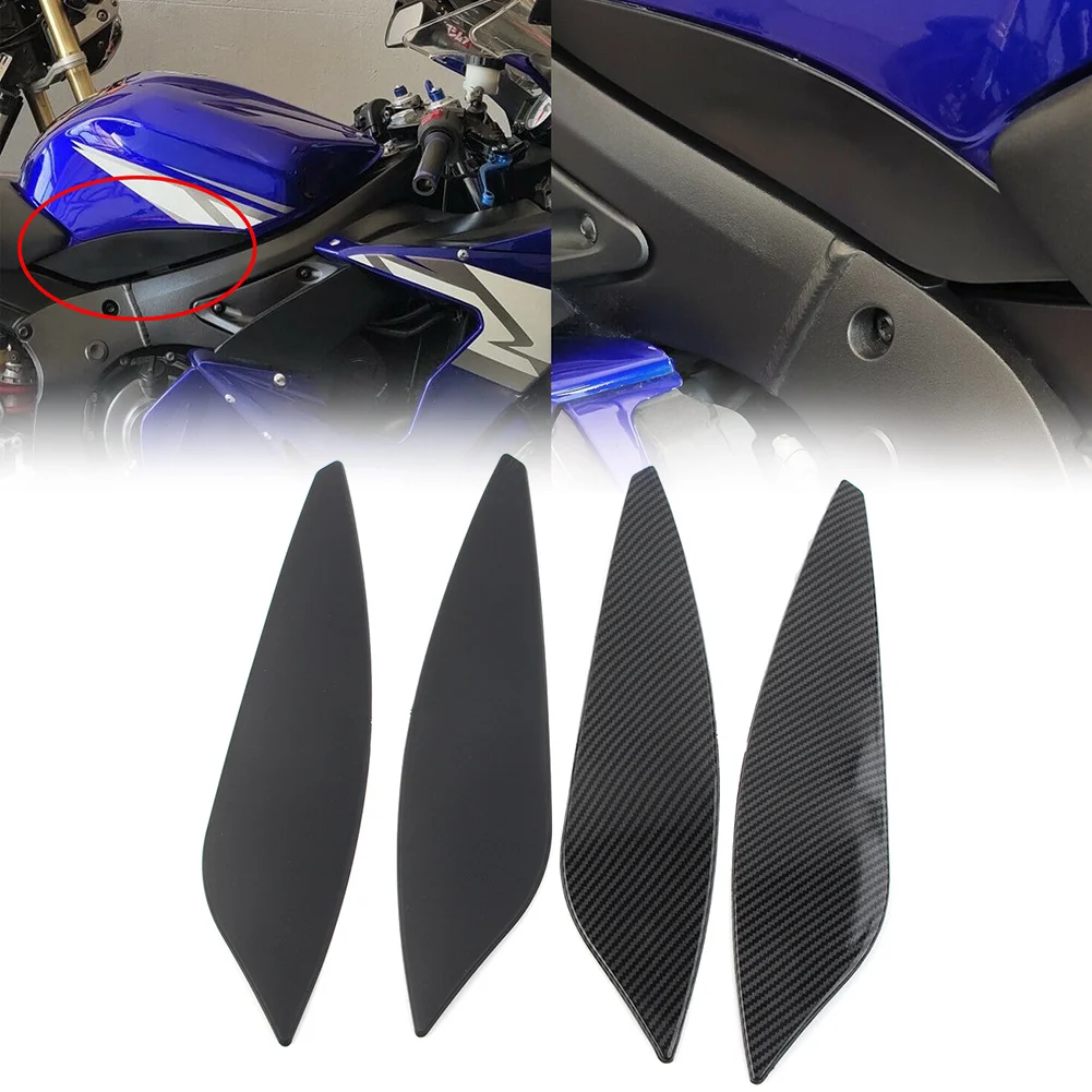 

R6 2003-2005 Motorbike Tank Side Cover Panel Fairing 1Pair For Yamaha YZF R6 2003 2004 2005 Black/Carbon Fiber Color