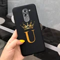 Letter - black - U