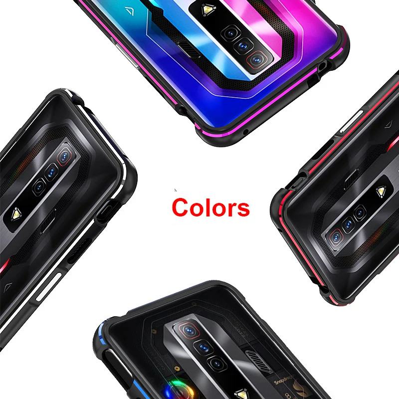 Metal Bumper para Zte Nubia Red Magic Anti-knock Liga de Alumínio Armação Militar 7s Pro Pro Rim - Image 2