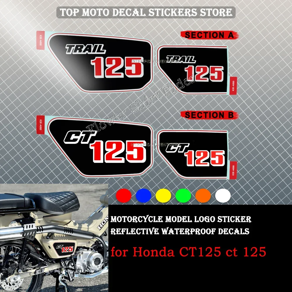 

2 шт., наклейки на корпус мотоцикла HONDA CT125