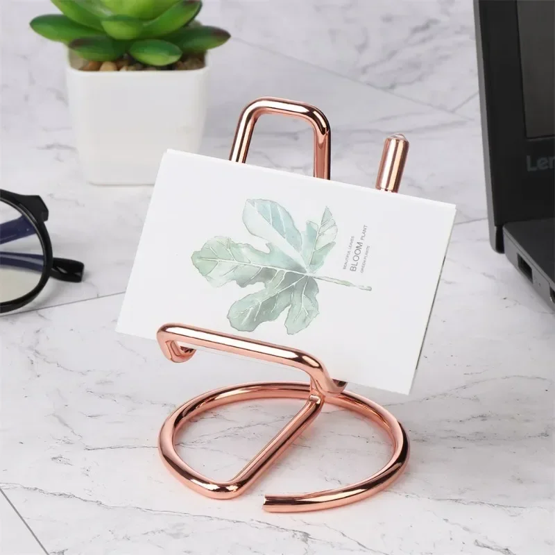 Office Display Stand Iron Mobile Phone Tablet Desktop Reading Portable Holder Organizer Storage Rack Decorative Desk Accessories