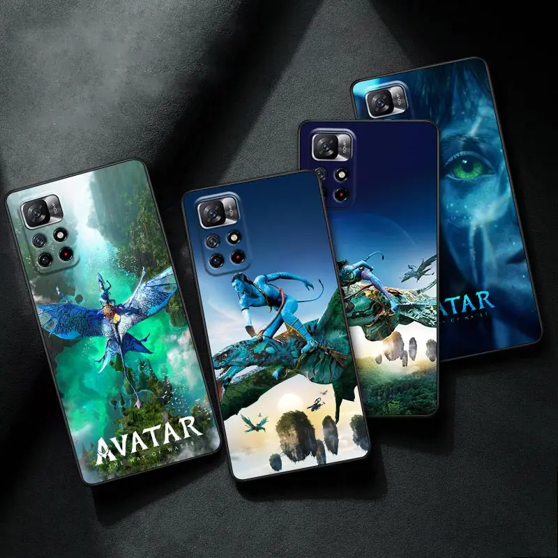 

POCO X3 Pro Case For Xiaomi Poco F3 F4 F5 M5s M4 M3 X5 X4 X3 Pro NFC C40 C50 Silicone Phone Cases Cover Avatars The Way Of Water