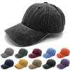 Vintage women's dad hat Outdoor custom logo cotton baseball cap embroidery sports hats Men Washed denim Trucker cap 6