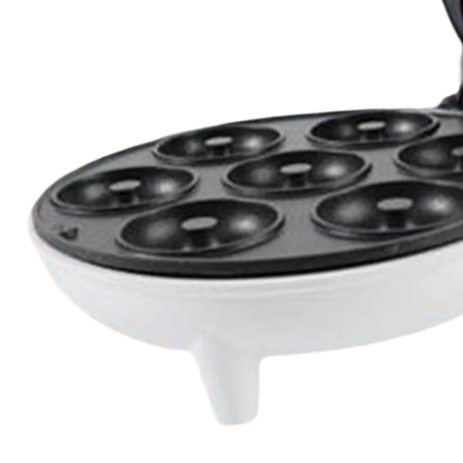 Mini Donut Maker Fácil de Limpar 750w Faz Pequenas Rosquinhas Dupla Face Máquina de Aquecimento de Waffle para Padaria Cafetaria