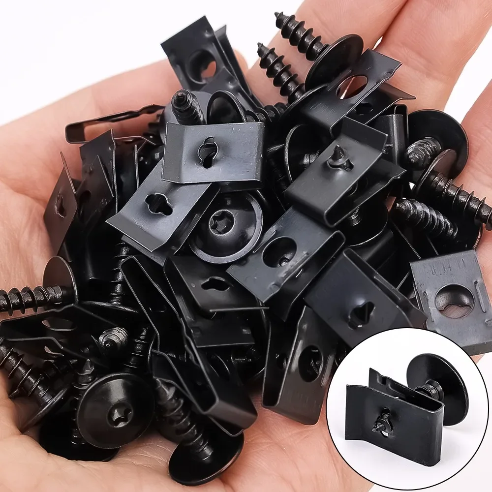 Durable Anti-Rust U-Type Metal Fastener Clip with Screw