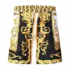 Gold Luxury Swimwear Shorts Breathable Surf Board Shorts Men's Vacation Beach Shorts Quick Dry Swimsuit Summer Sports Trunks Boy 1