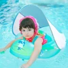 Baby Swimming Float Inflatable Dropshipping Baby Float with Canopy Waist Swimming Chest Floater Float Trainer 3
