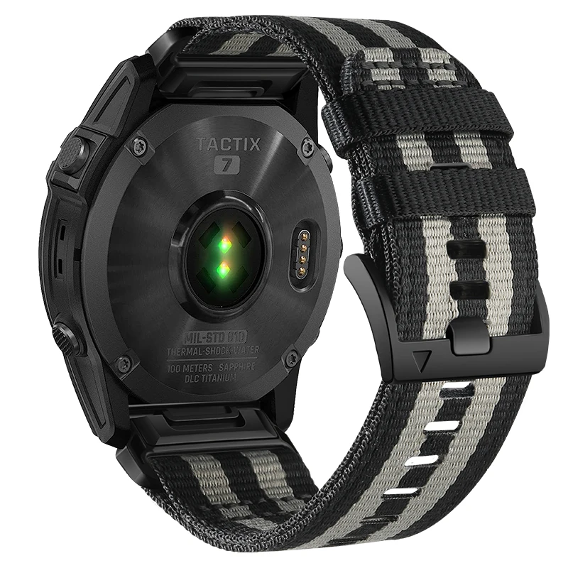 Nylon QuickFit Watchband - 26/22mm Universal Wristband Strap