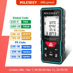 Mileseey лазерный дальномер X5 лазерная рулетка цифровой лазерный дальномер лазерный измеритель лазерная рулетка