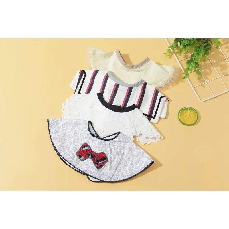 

Слюнявчик детский нагрудник ложный воротник с удлиненной пряжкой японский слюнявчик из чистого хлопка для новорожденных мальчиков и девочек