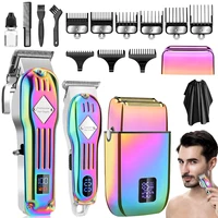 RESUXI 973 3 in 1 Professional Hair Clipper Electric Shaver for Barber Men’s Hair Trimmer Electric Shaver Hair Cutting Machine
