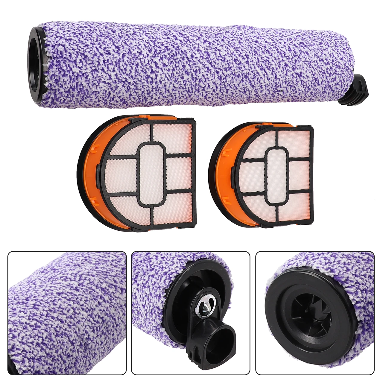 2pcsFiltersBrushRollForSharkHydroVac3in1MultisurfaceVacuum