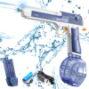Electric Water Gun, Desert Eagle Rechargeable Automatic Squirt Guns Up to 32 FT, Outdoor Summer Toys for Kids Adults Pool Beach 1