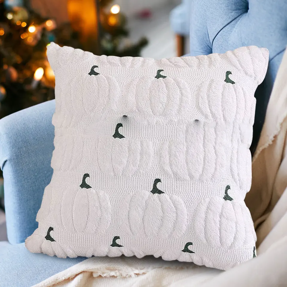 Halloween Pumpkin Soft Throw Pillow Covers