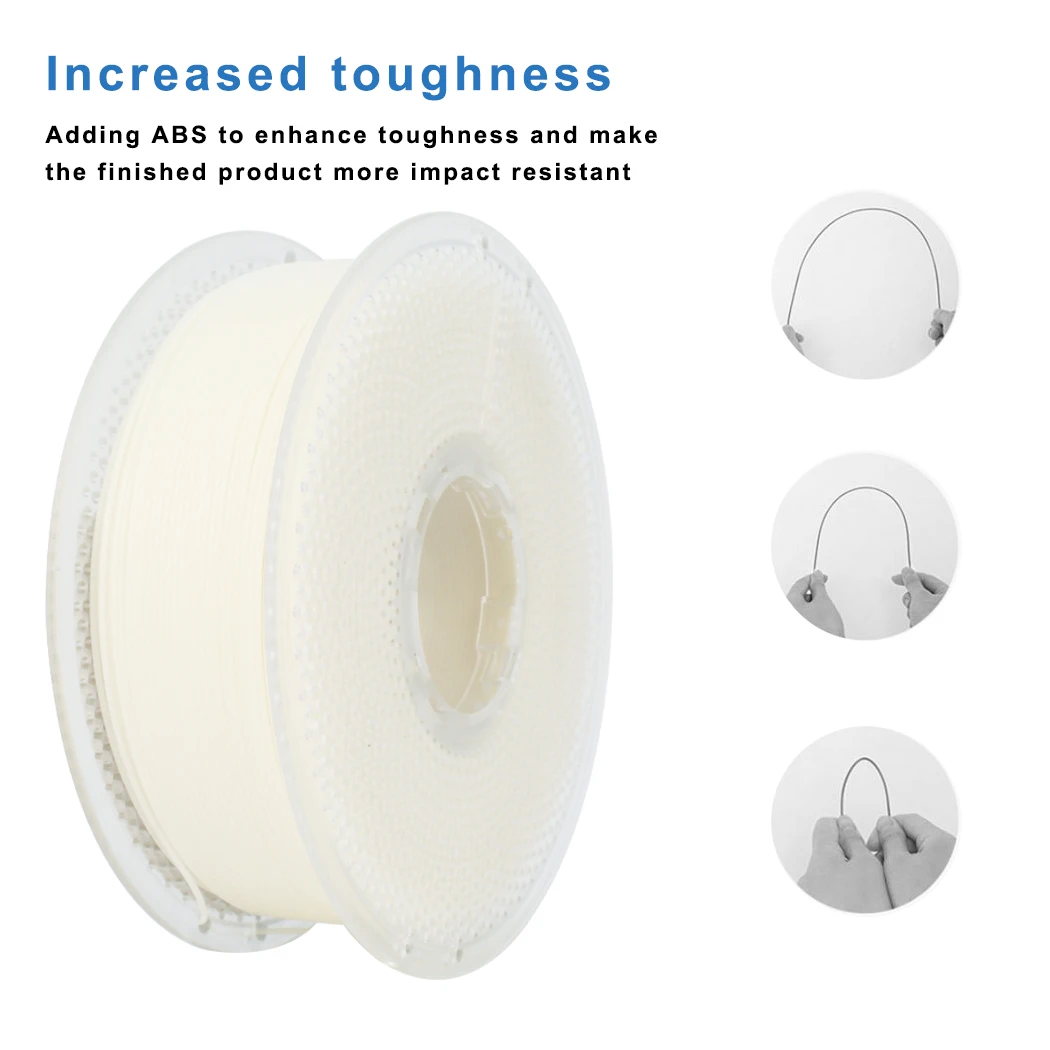 PLA1KG 필라멘트 1.75mm 야광 노란색, 500mm/s 고속 인쇄, 어둠 속에서 빛나는 3D 프린터 필라멘트 1kg 스풀, 치수적