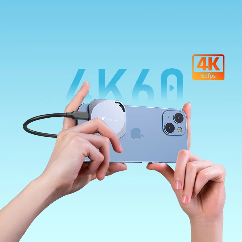 FS590 휴대용 솔리드 스테이트 드라이브, 최대 510mb/s 전송 속도