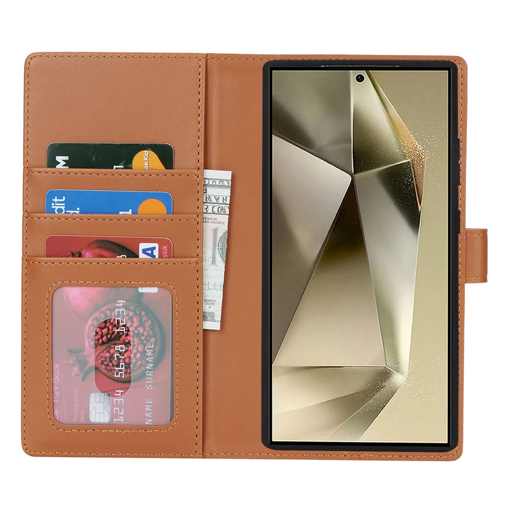 Easewave Luxury 2-in-1 Detachable Magsafe Wallet Case with Wireless Charging & Magnetic Flip Cover