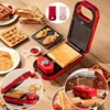 220V Electric Sandwich Maker Timed Multifunction Waffle Maker Cake Toaster Baking takoyaki Pancake Sandwichera Breakfast Machine 2