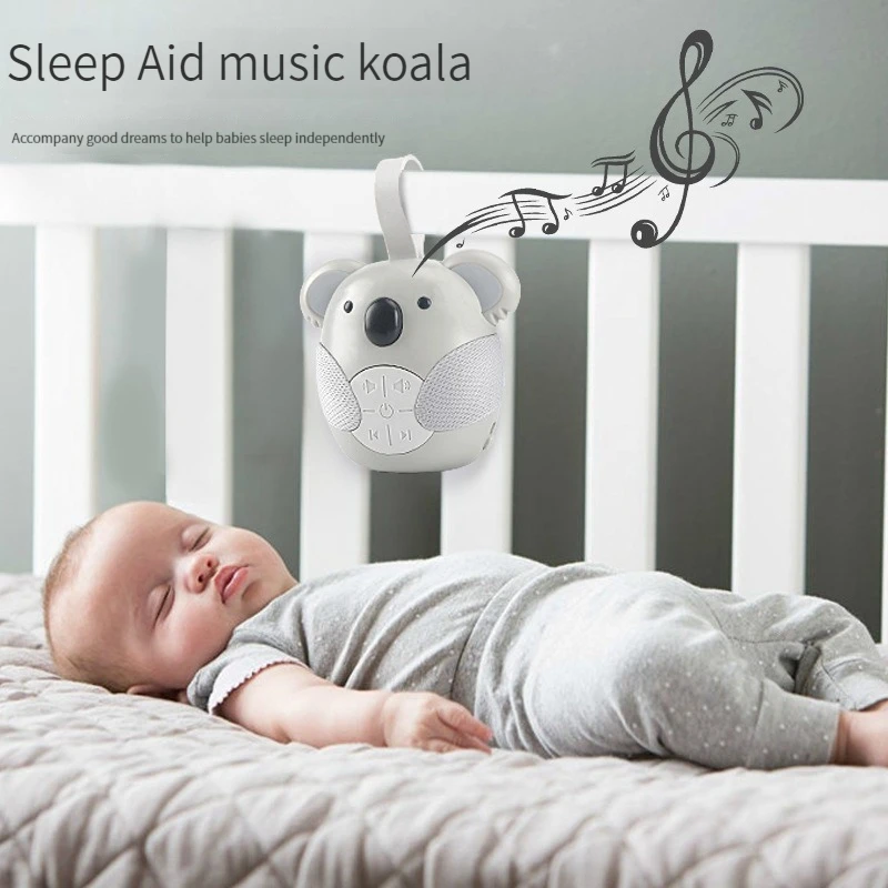Portable White Noise Machine Baby Soother with 10 Light Music for Toddlers Timed Shutdown Sleep Sound Machine