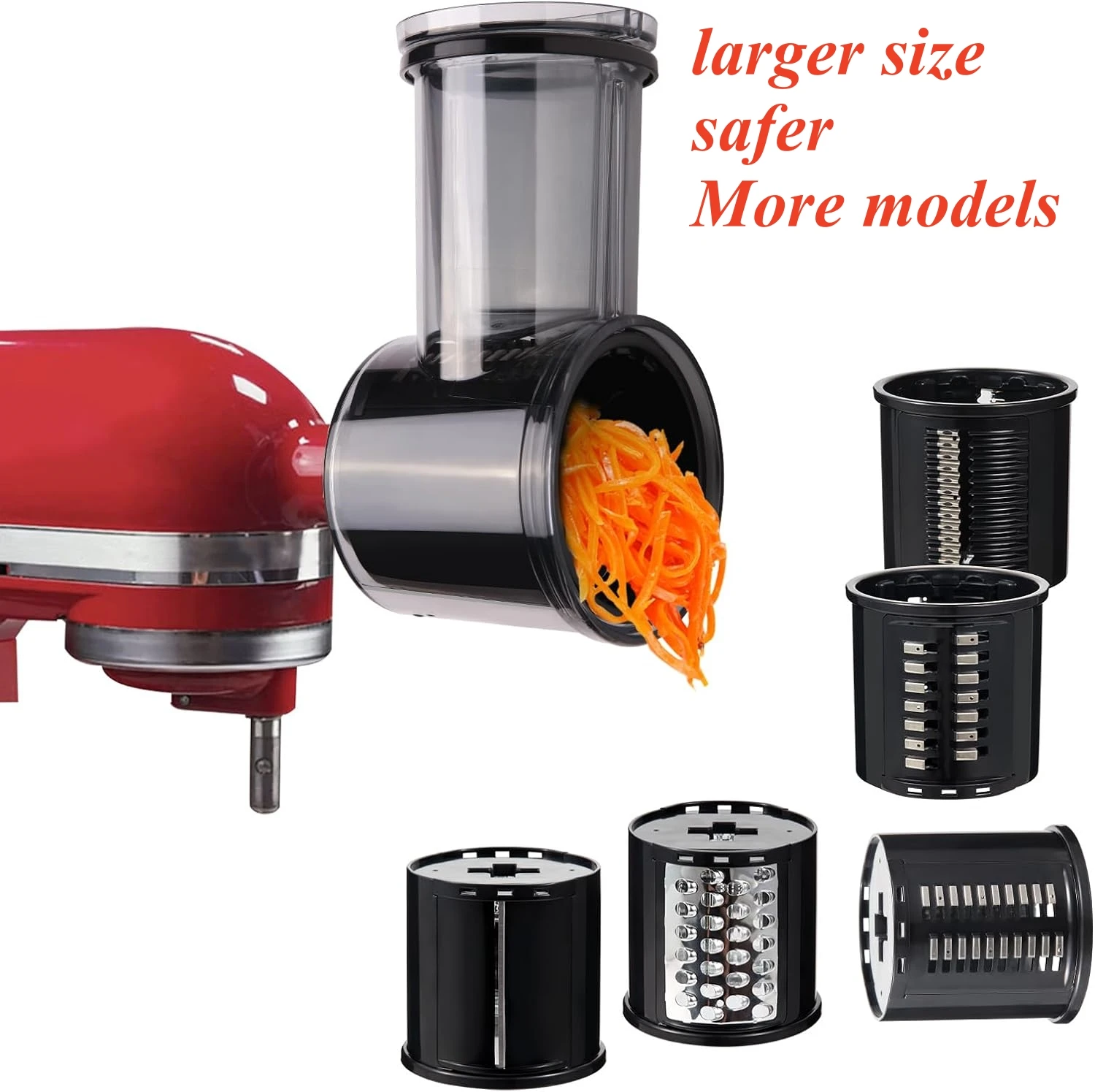 Food Mixer Slicer Shredder Attachments KitchenAid 3.5qt to 8qt Stand Mixer Cheese Grater Attachment