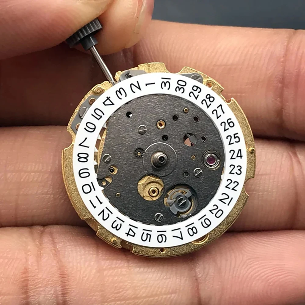 Japan Original Miyota 8215 Mechanical Movement Automatic Self-winding Skeleton High Accuracy 21 Jewels Replace Movement Gold