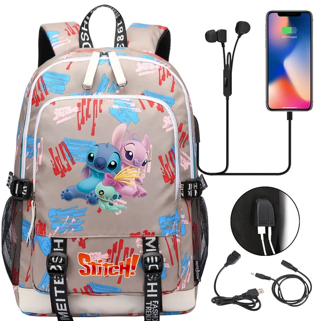 Disney-mochila de Stitch para niños y niñas, Bolsa Escolar de 3 piezas de  Anime, con capacidad para regalo, para viaje, portátil y escolar -  AliExpress