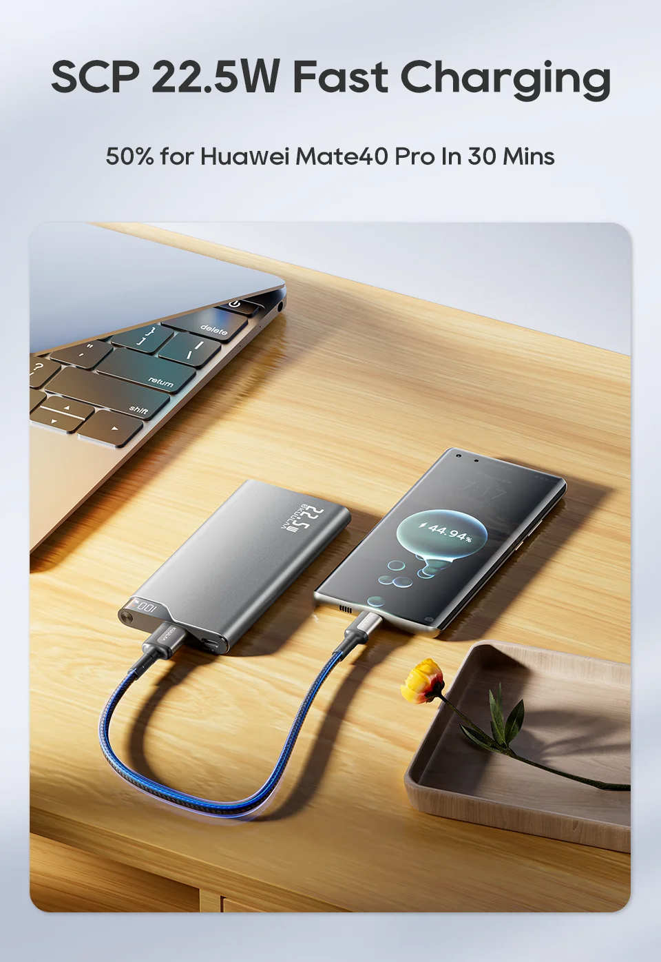 Kuulaa 10000mAh Power Bank 22.5W Fast Charging