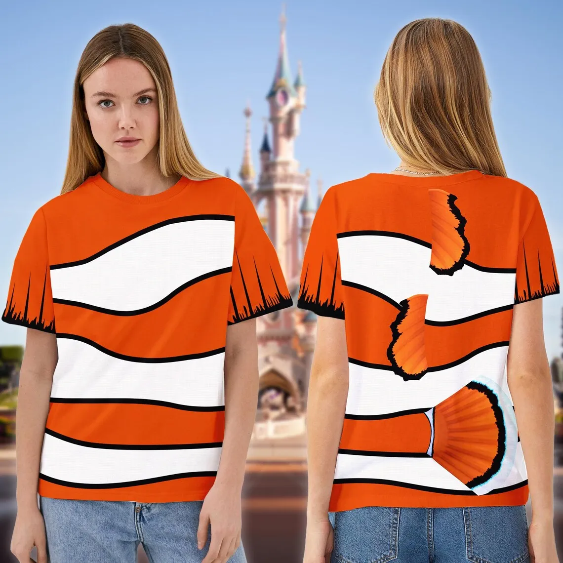 Sommer niedlichen Cartoon Kinder 3d gedruckt T-Shirts Männer und Frauen Mode Rundhals T-Shirt Straße lässig Rollenspiel Tops – Detail 6
