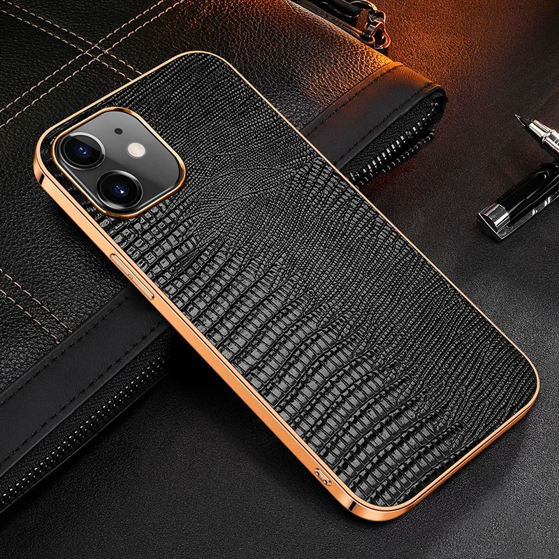 Luxury Genuine Leather Case for iPhone 13 12 11