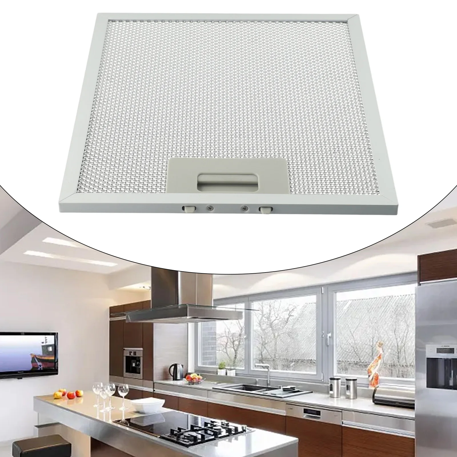 23x26cm Range Hood Filter 5 Layers Cooker Hood Grease Filter Kitchen Extractor Ventilation Aluminium Aspirator Filter Mesh